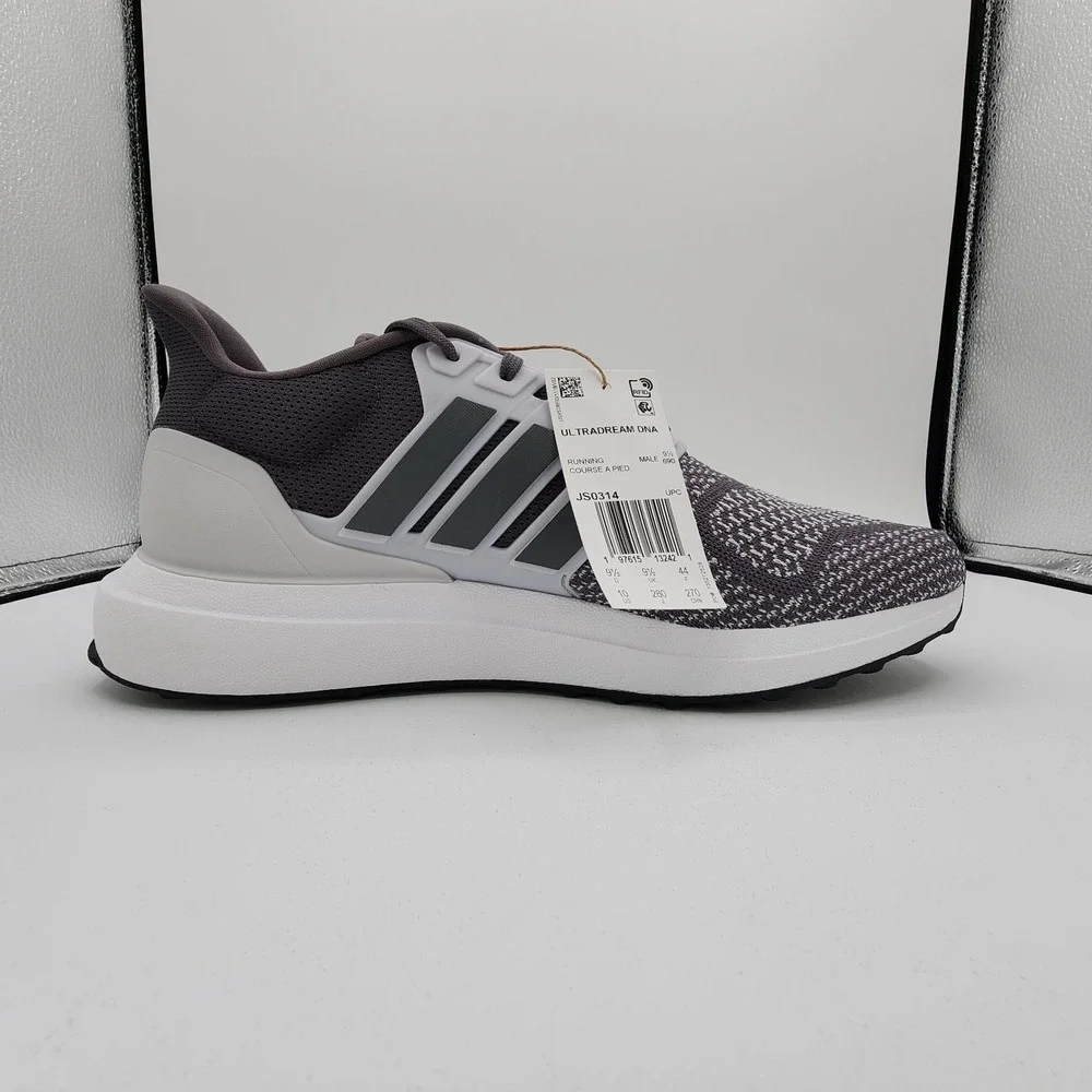 Adidas Ultradream DNA Running Shoes Mens 10 Ultra Comfort Dash‎ Grey Iron NEW